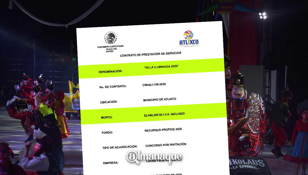 En plena crisis del COVID, Ayuntamiento de Atlixco pagó 2.5 millones por la "Villa Iluminada" 4 portada Villa Iluminada gasto