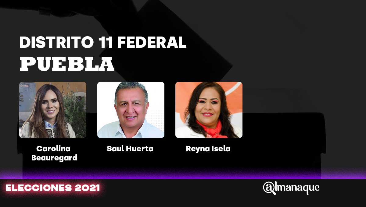 Saúl Huerta y Carolina Beauregard se enfrentan por el distrito 11 de Puebla 4 portada Candidatos Distrito11 Puebla