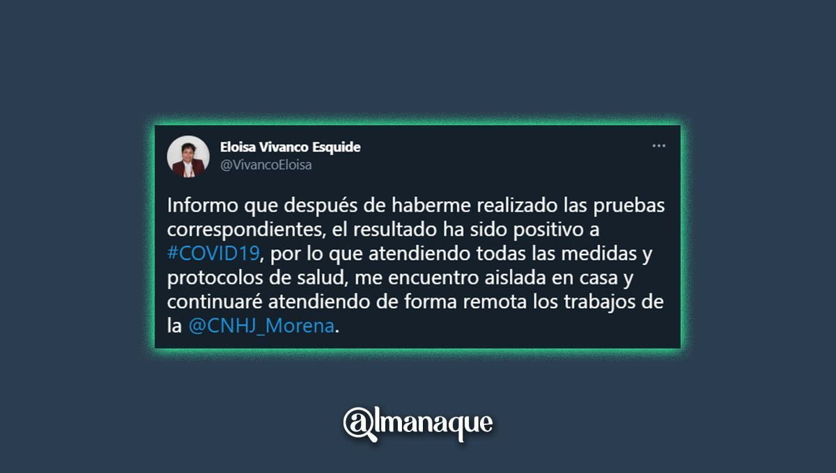 Mamá de Claudia Rivera da positivo a COVID19 2 portada Eloisa Vivanco COVID19