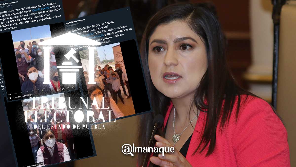 Amonestan a Claudia Rivera por actos anticipados; IEE decidirá si arranca campaña 2 portada tribunal electoral amonestacion claudia Rivera vivanco