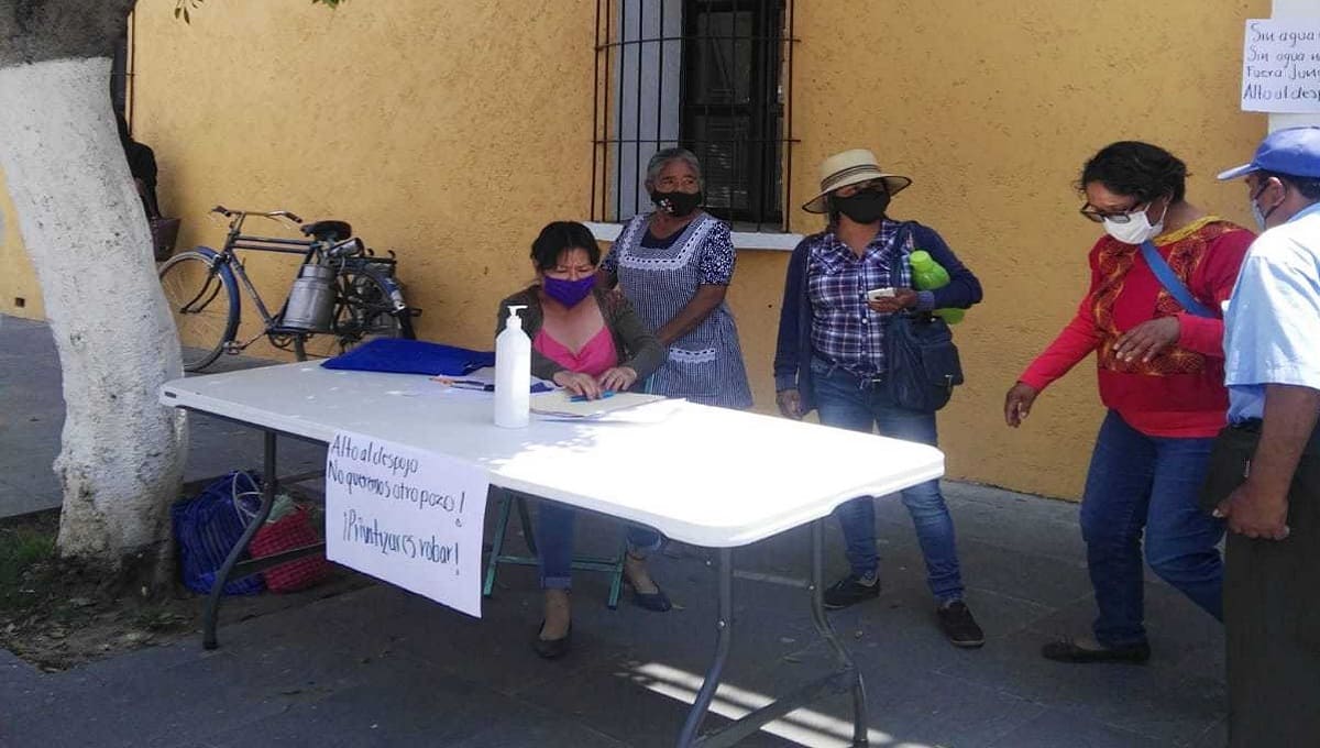 Habitantes de Tlaxcalancingo recolectan firmas para evitar que Junghanss los deje sin agua 2 pozo tlaxcalancingo1 1