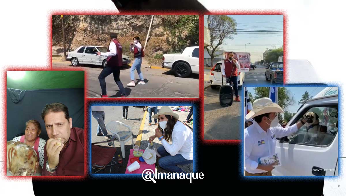 Semana 3 de campaña en Puebla: candidatos bailan, comen memelas y hablan con los perros 1 semana candidatos puebla