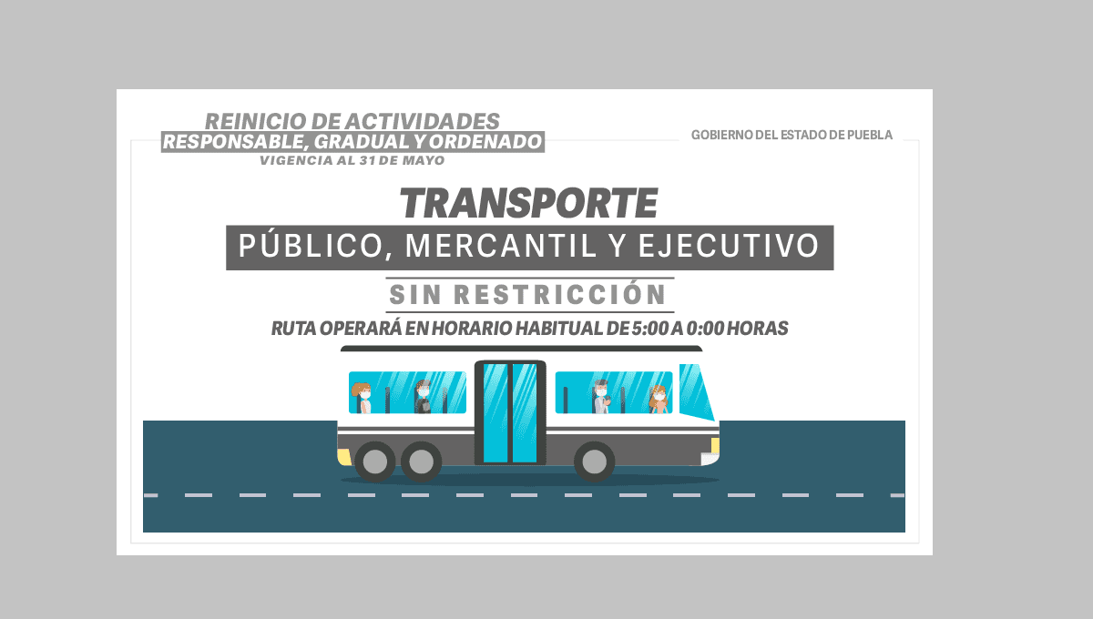 Uber, DiDi y taxis podrán circular de madrugada en Puebla; RUTA regresa a su horario 2 transporte publico puebla 1