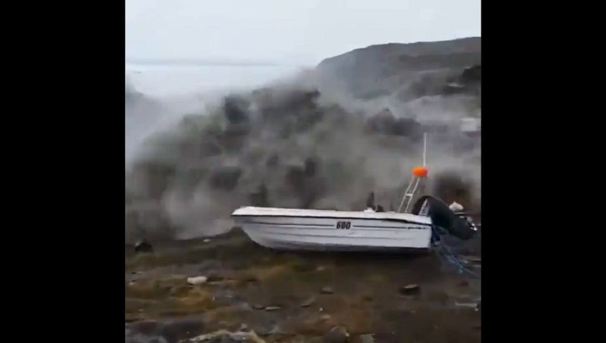 VIDEO: Sismo de magnitud 5.8 provoca pequeño tsunami en Groenlandia 2 tsunami
