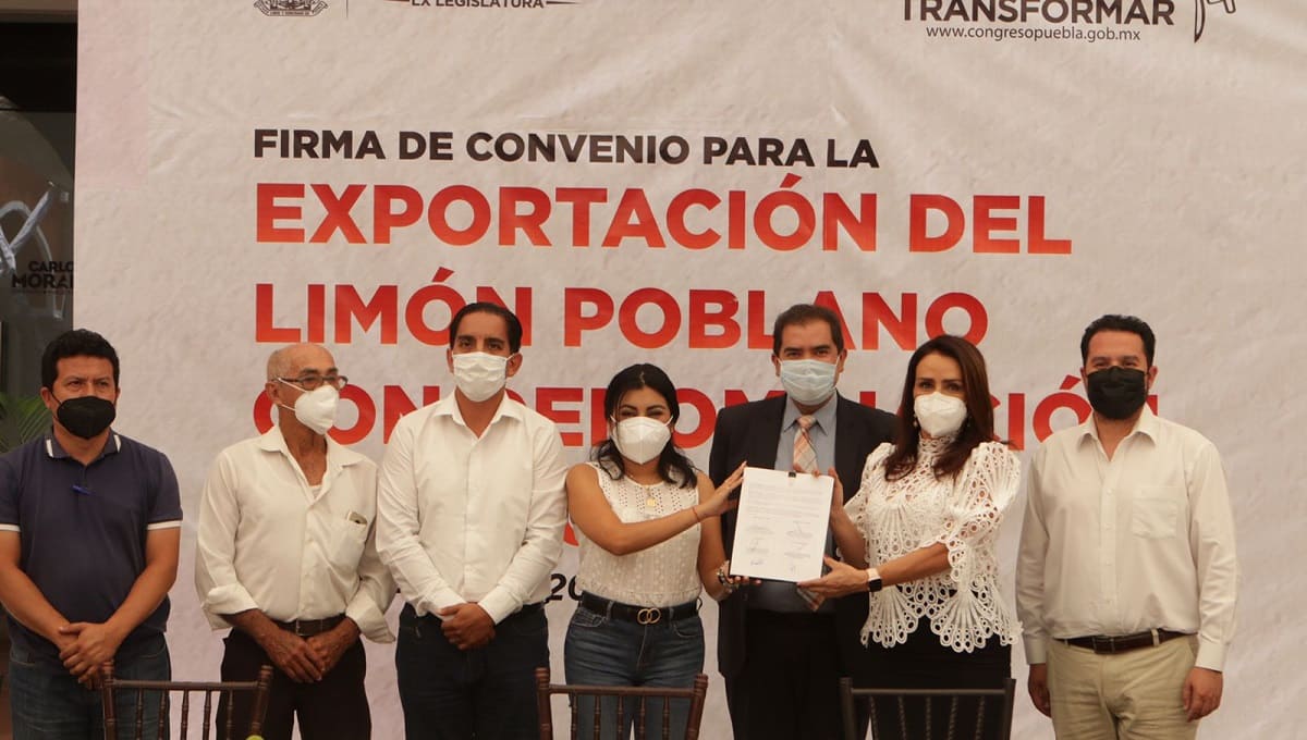 Firman convenio para la Exportación de Limón Poblano con Denominación de Origen 1 1602 2 1