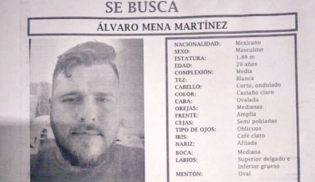 Alvaro Mena Martinez perdido. 1