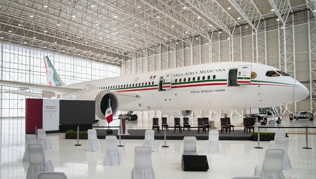 AMLO confirma una "posibilidad” de vender el avión presidencial 3 Avion presidencial 1