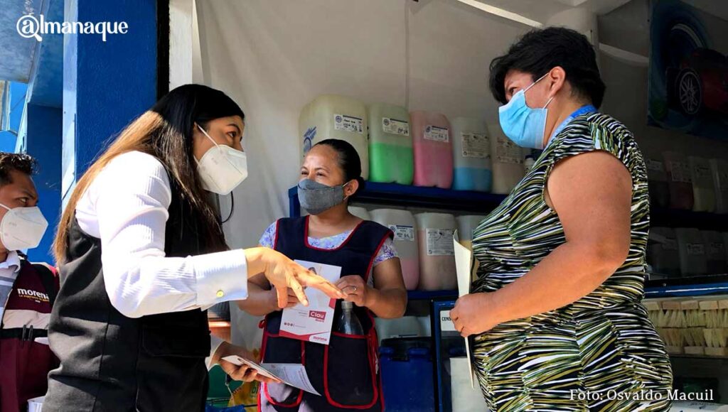 Claudia Rivera recorrido clavijero 2