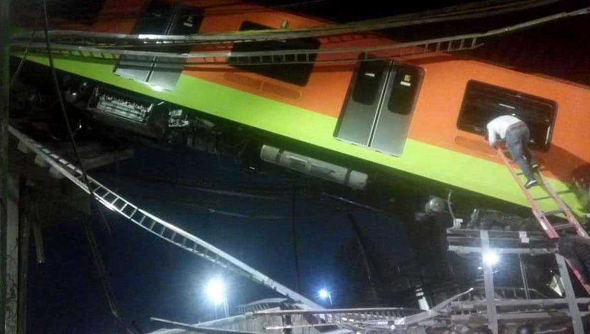 Colapso puente Metro Olivos linea 12 1