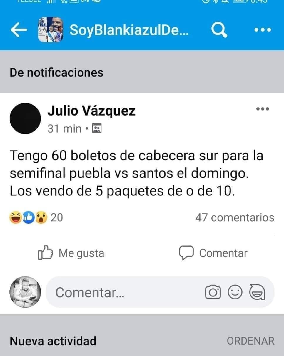 Franjabonados revenden los boletos para las semifinales entre el Puebla y Santos 6 E1sQB AWQAMne9R