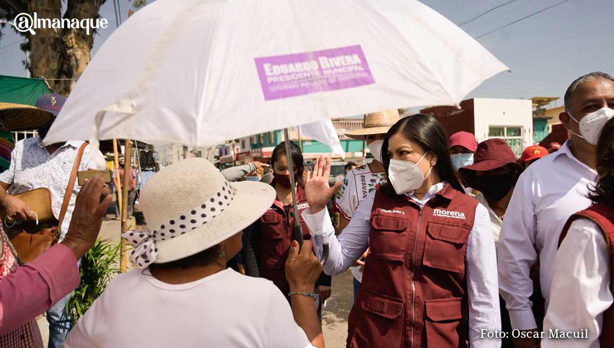 Claudia Rivera culpa a medios de comunicación de sus errores de gobierno y campaña 14 Guadalupe Hidalgo Claudia Rivera 1