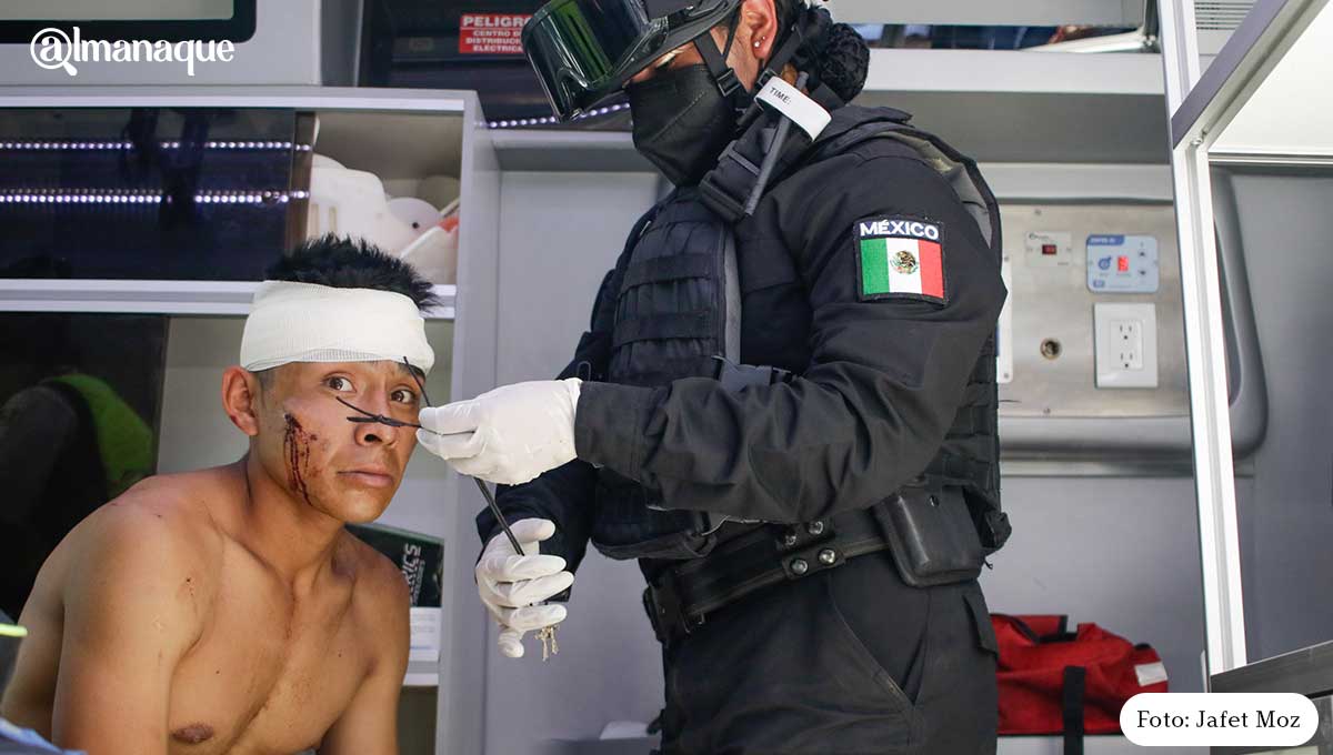 Pelea Ambulantes Centro de Puebla 6