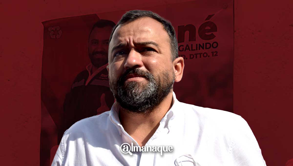 Rene Sanchez Galindo denuncia por propaganda en zona de monumentos de Puebla