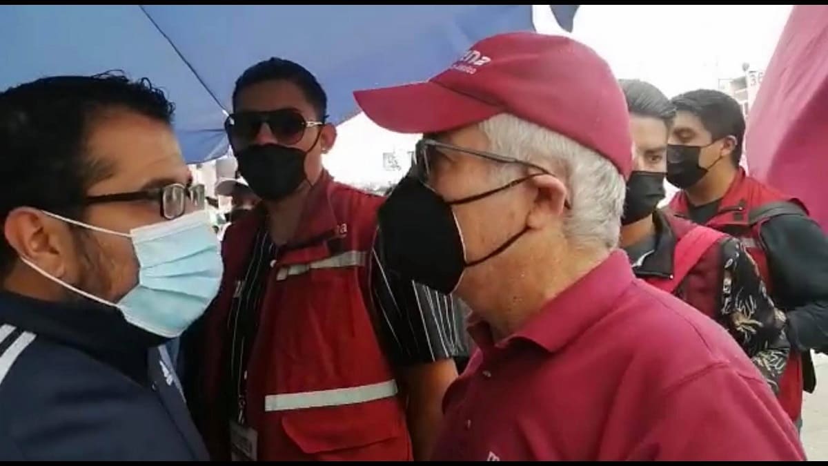 agresion a periodistas Claudia Rivera