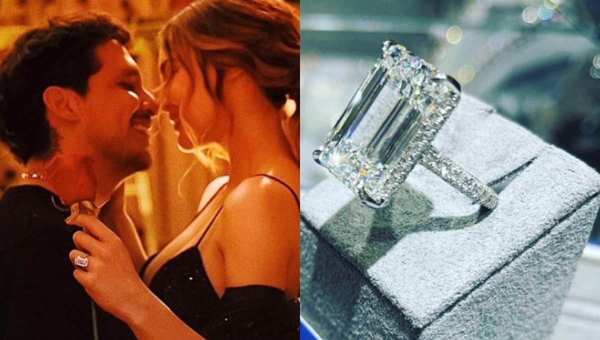 ¡Casi 60 millones de pesos! Eso costó el anillo que Christian Nodal entregó a Belinda 2 anillo belinda 1