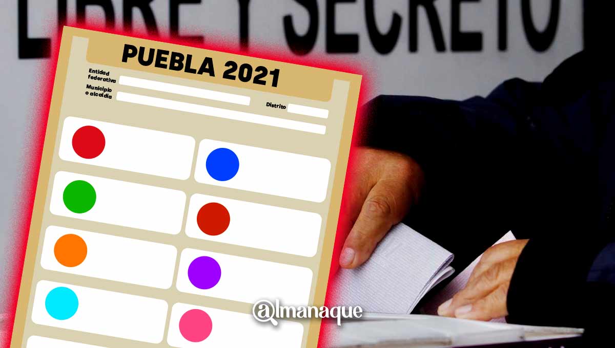Hoy llegan las boletas electorales a Puebla resguardas por el Ejército 2 boletas electorales 2021 Puebla