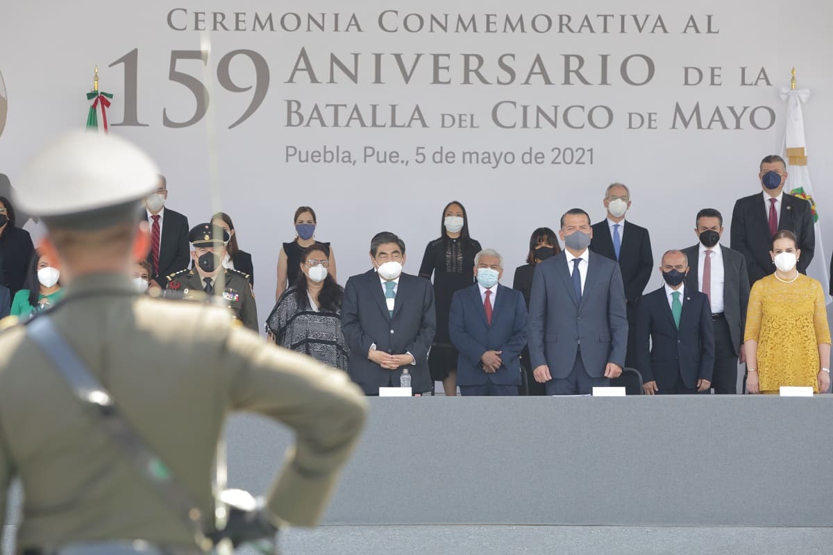 Preside MBH ceremonia al 159 aniversario de la Batalla del 5 de Mayo 1 ceremonia 5 de mayo 1