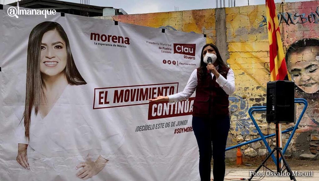claudia rivera campana Puebla 2