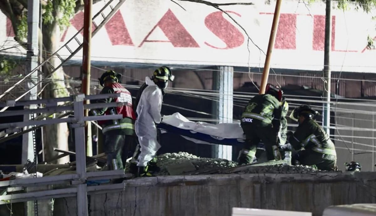 Entregan el primer cuerpo de fallecido en el Metro Olivos de la Línea 12 2 derrumbe metro 1