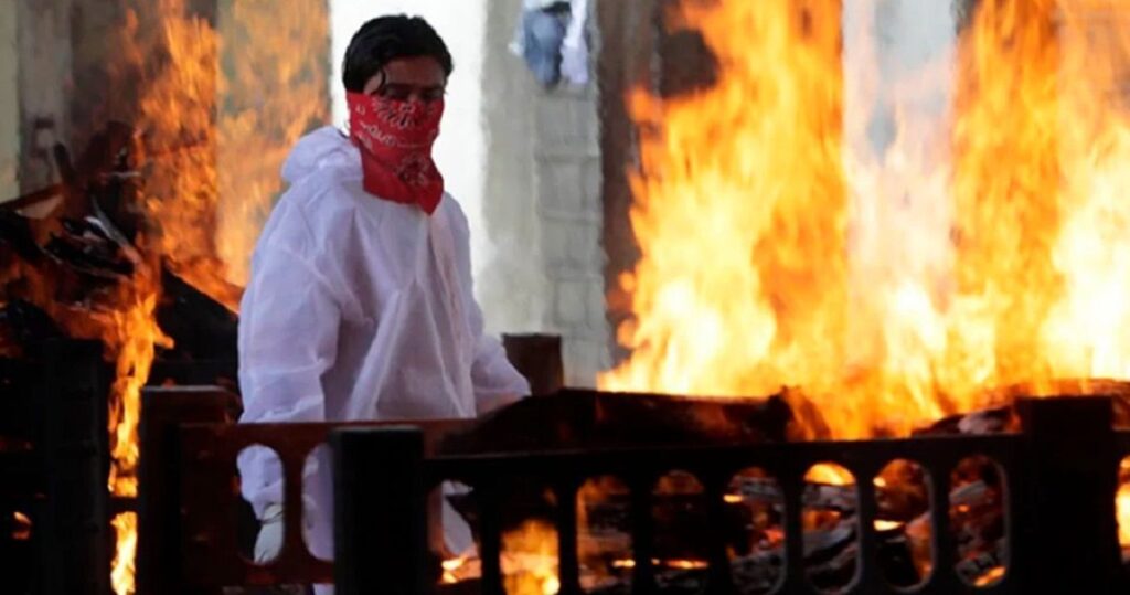 incendio en hospital de la india