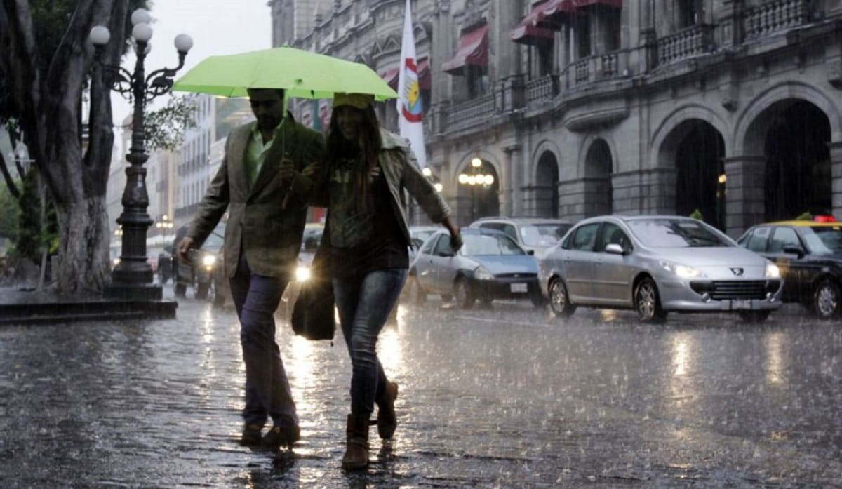 Más lluvias fuertes en Puebla para este 12 de agosto 1 clima en Puebla