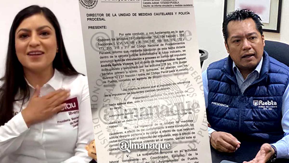Este es el DOCUMENTO que obliga al Ayuntamiento de Puebla a separar a Andrés García por hostigamiento sexual 3 portada Claudia Rivera Denuncia Andres Garcia Viveros 2