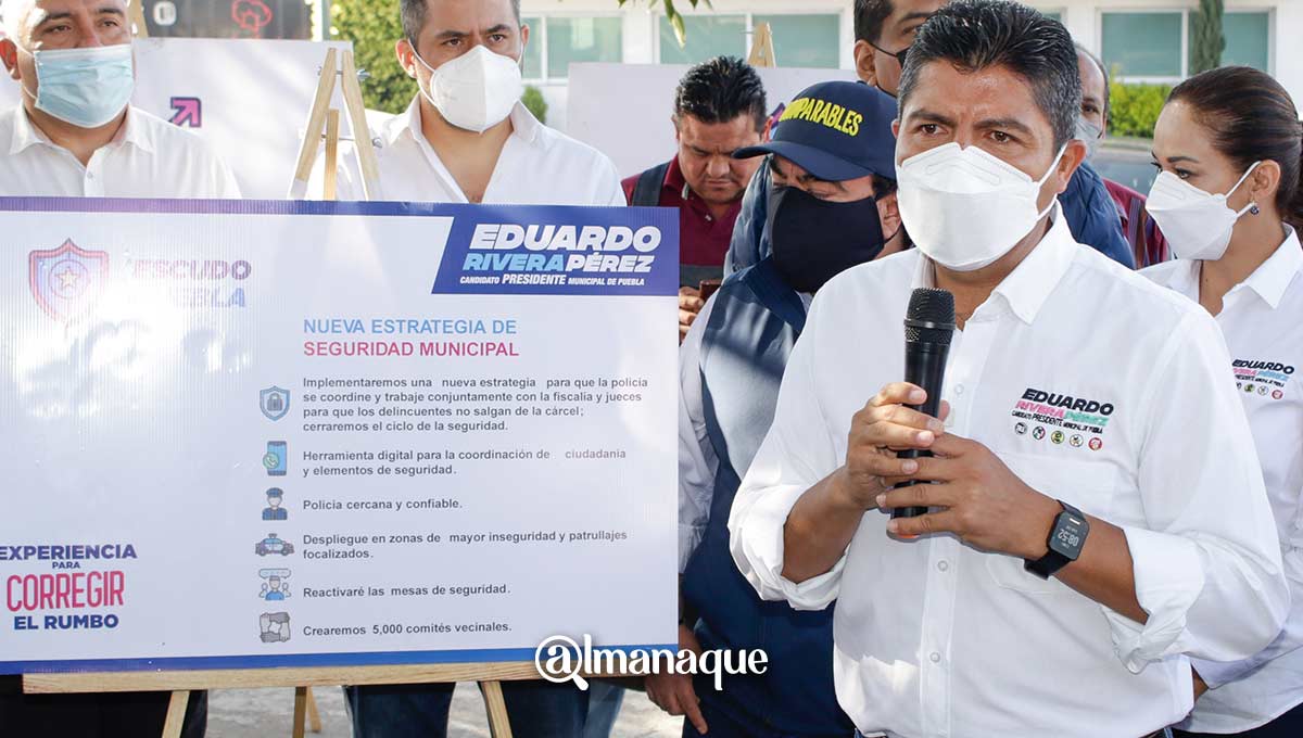 Patrullajes y retomar las mesas de seguridad con el gobierno estatal, promete Lalo Rivera 6 portada central de abasto Eduardo Rivera