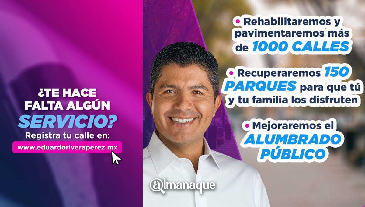 ¿A tu calle le faltan servicios? Lalo Rivera lanza sitio web para que la registres 4 portada eduardo Rivera ciudad de diez