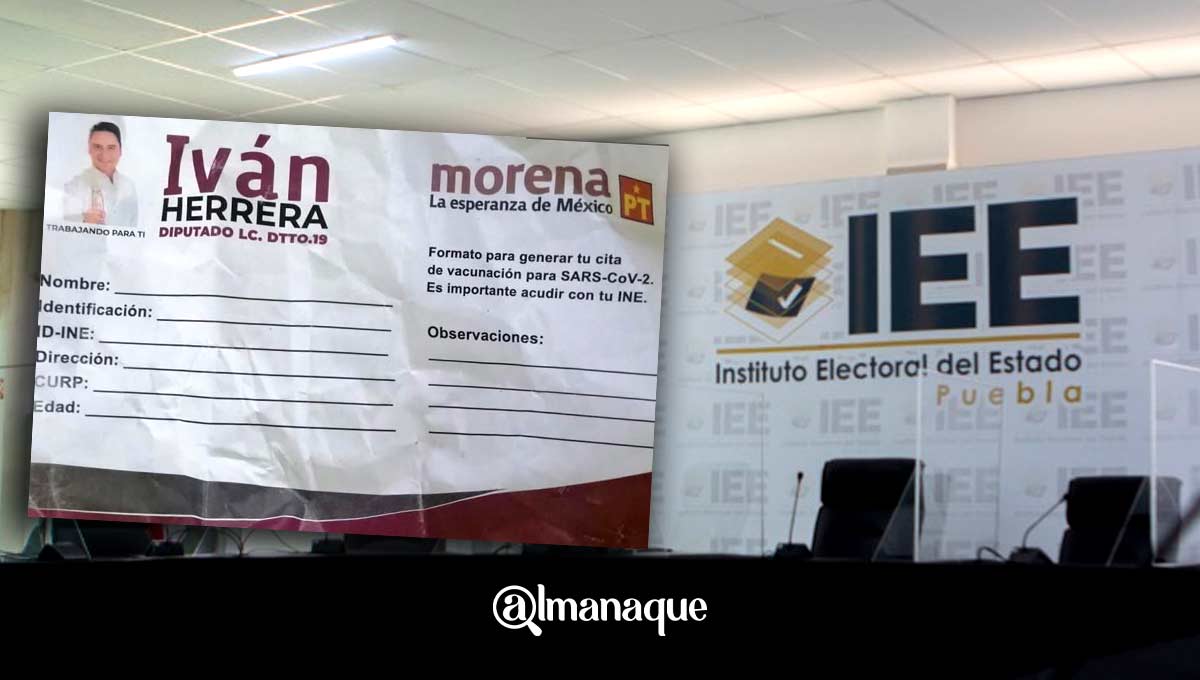 IEE puede sancionar a Iván Herrera por promoción de vacunas anticovid 2 protada Ivan Herrera vacunas covid19 IEE Puebla
