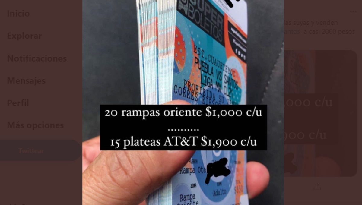 ALV: Dejan hasta en 2 mil pesos boletos del Puebla-Santos en reventa 2 superboles