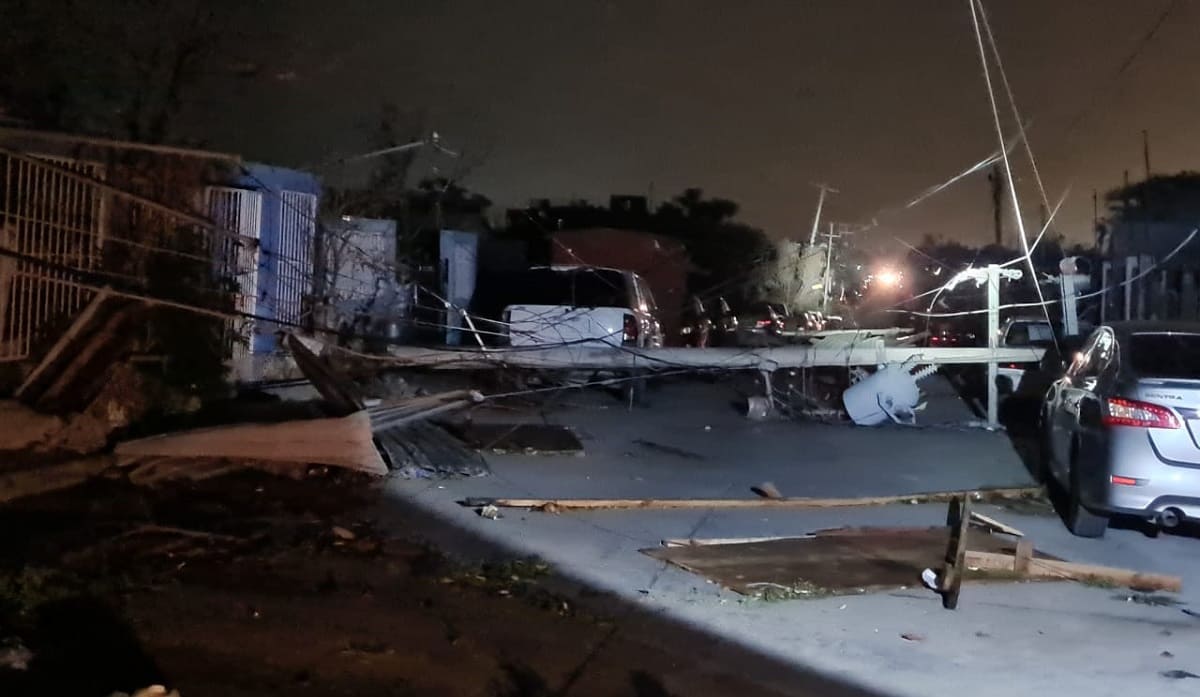 Tormenta deja sin luz a más de 157 mil hogares en Nuevo Laredo 2 tormenta. 1