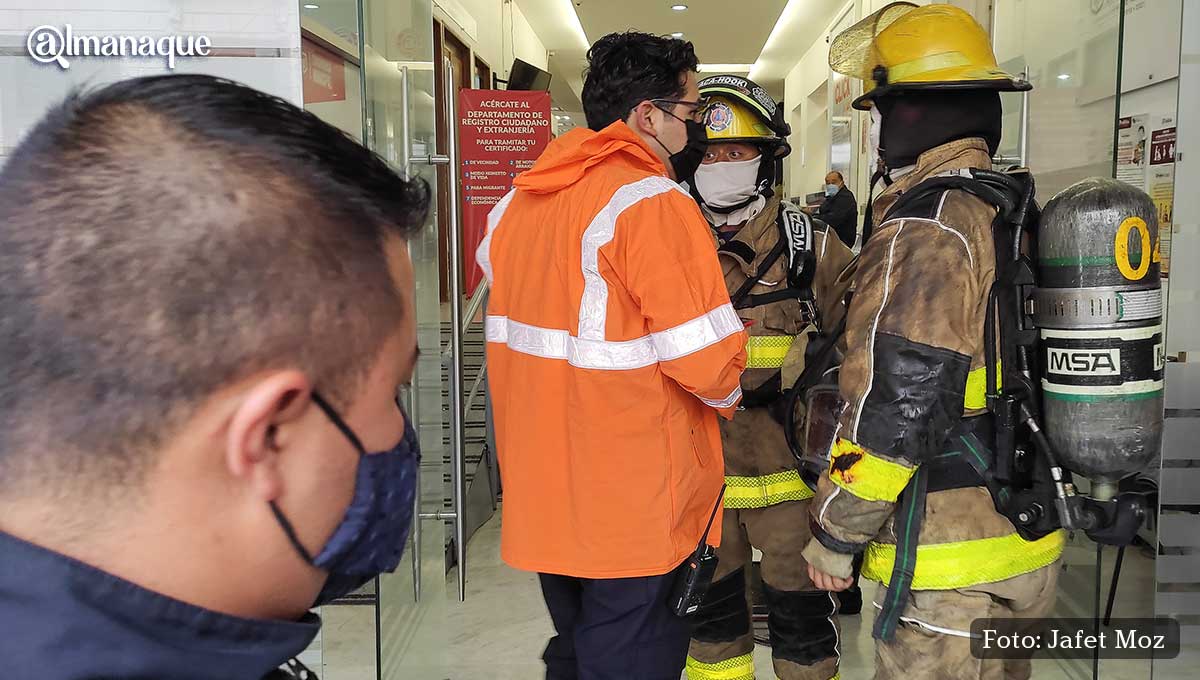 Amenaza de bomba en Tesoreria 5