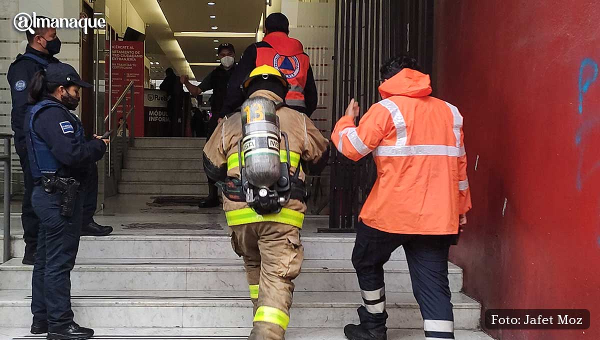 Amenaza de bomba en Tesoreria 6