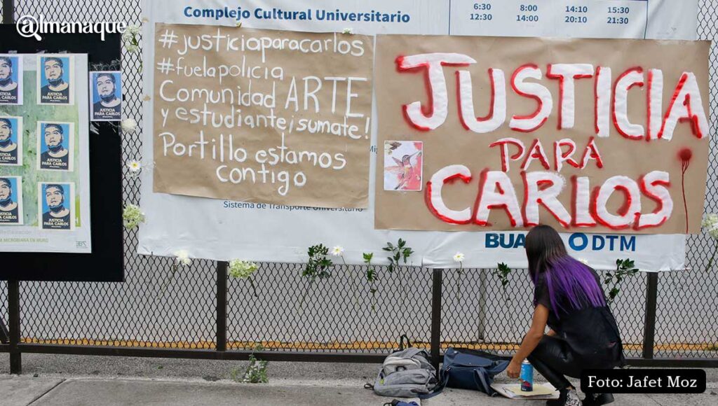 FOTOS: Exigen justicia para Carlos Portillo, muerto bajo custodia policial en Xoxtla 18 BUAP Justicia para carlos 2