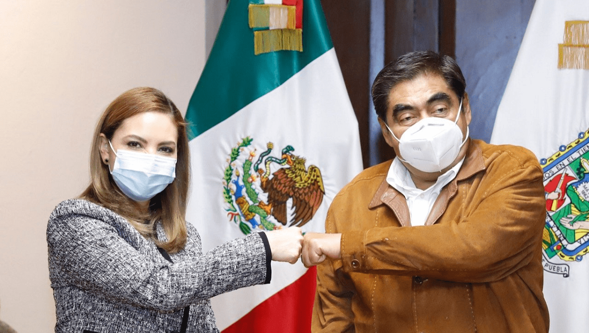 Se reúne Barbosa con Paola Angón, alcaldesa electa de San Pedro Cholula 2 Barbosa paola angon 1