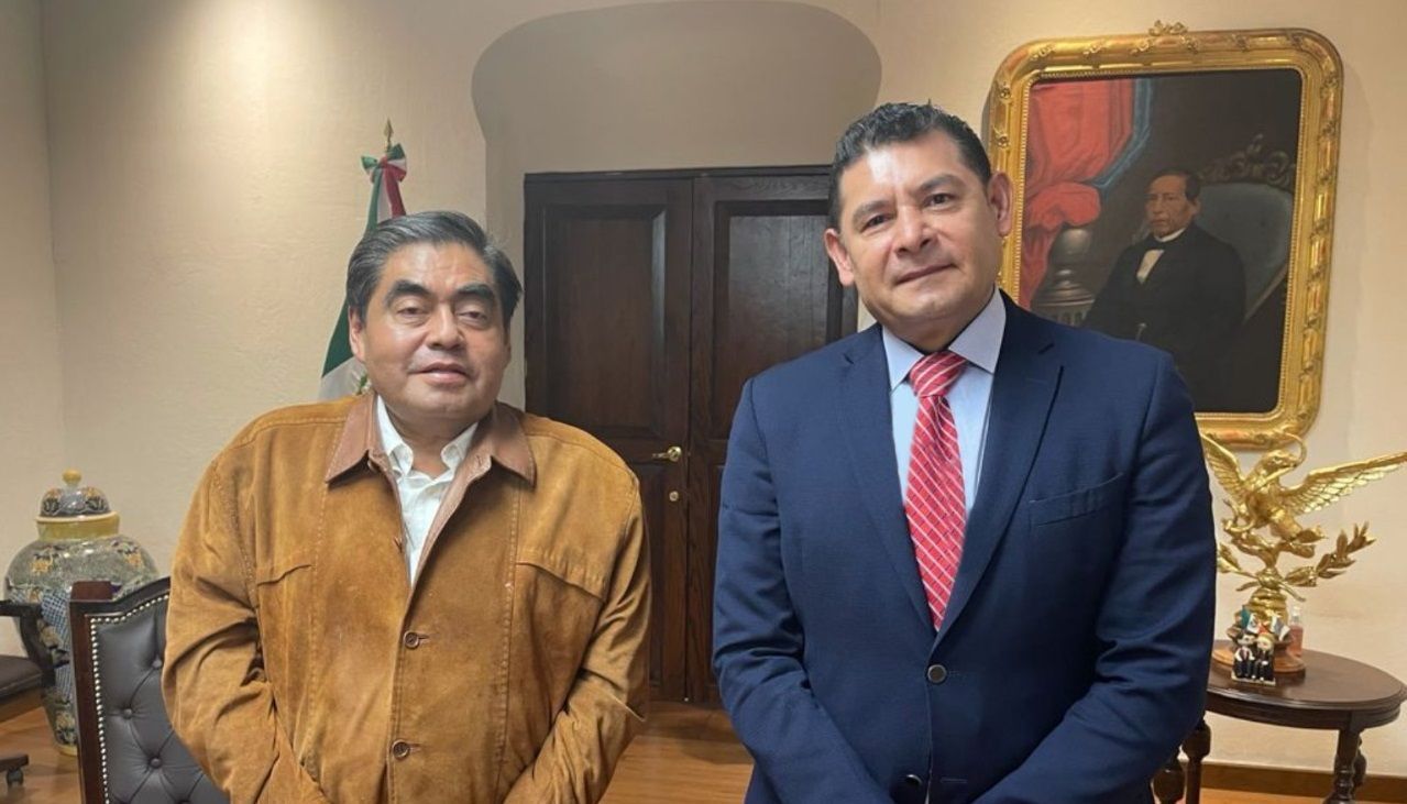 Reunión con Armenta no es con miras a la elección de 2024: Barbosa 2 Barbosa se reune con Alejandro Armenta