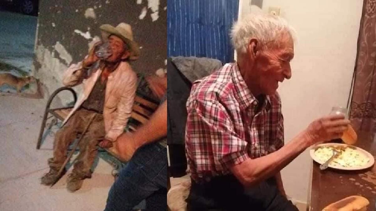 Joven "adopta" a un hombre de 108 años que vivía en la calle 5 Don Felipe
