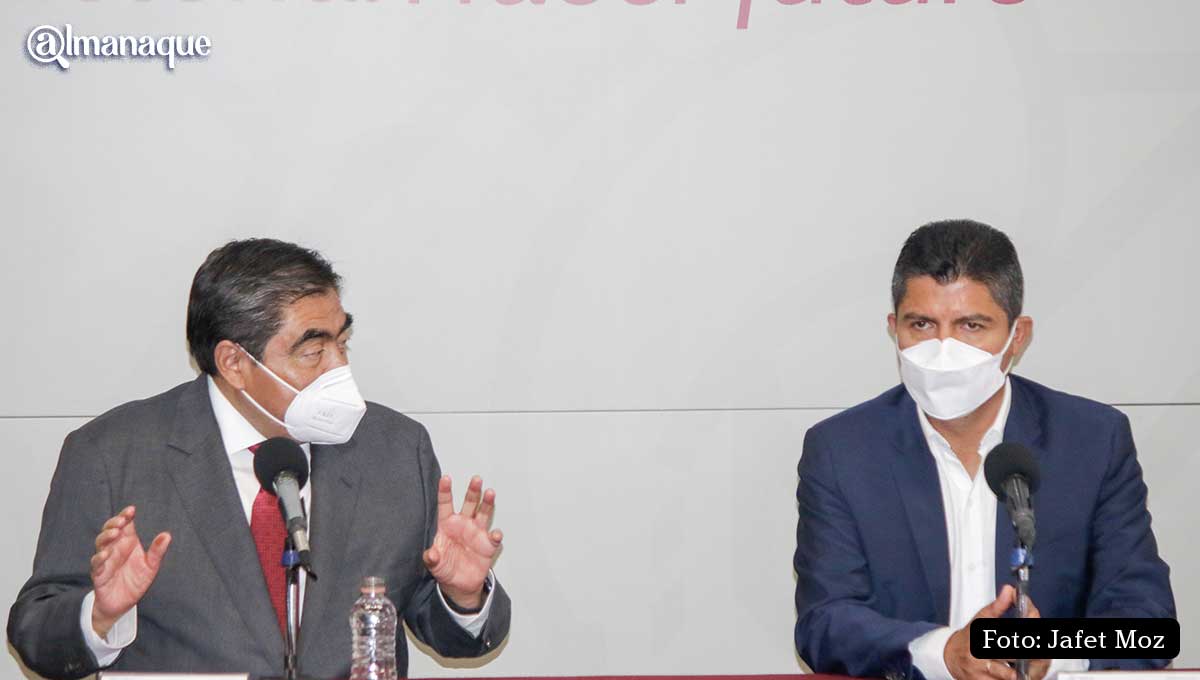 Barbosa y Lalo Rivera ofrecen trabajo coordinado: “tenemos que prepararnos para octubre” 6 Gobernador de Puebla Miguel Barbosa Eduardo Rivera 4