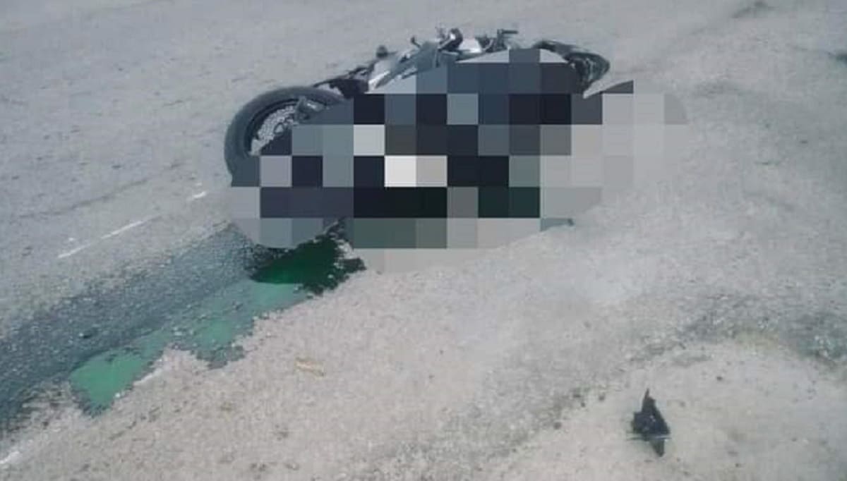 Motociclista en Huejotzingo. 1