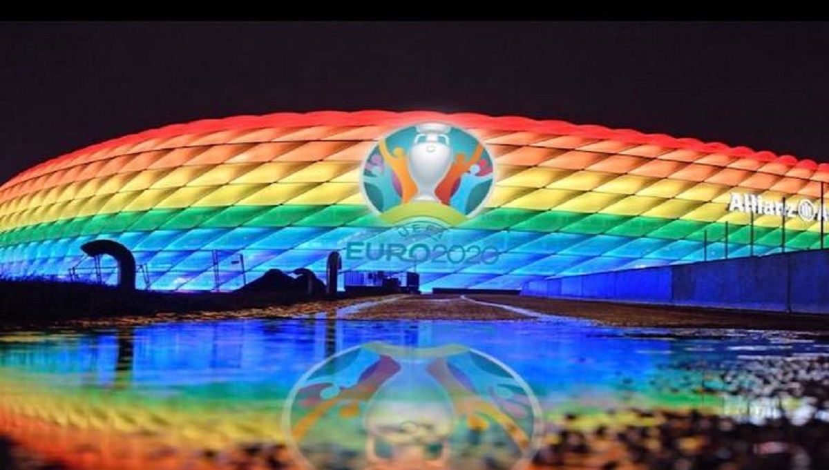 El Allianz Arena se quiere pintar con los colores de la bandera LGBT+ en protesta contra Hungría 2 Munich Allianz LGBT
