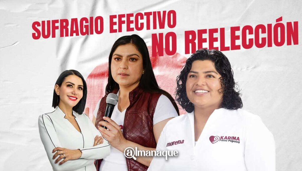Claudia Rivera Vivanco, Nay Salvatori, Karina Perez Popoca no reelección
