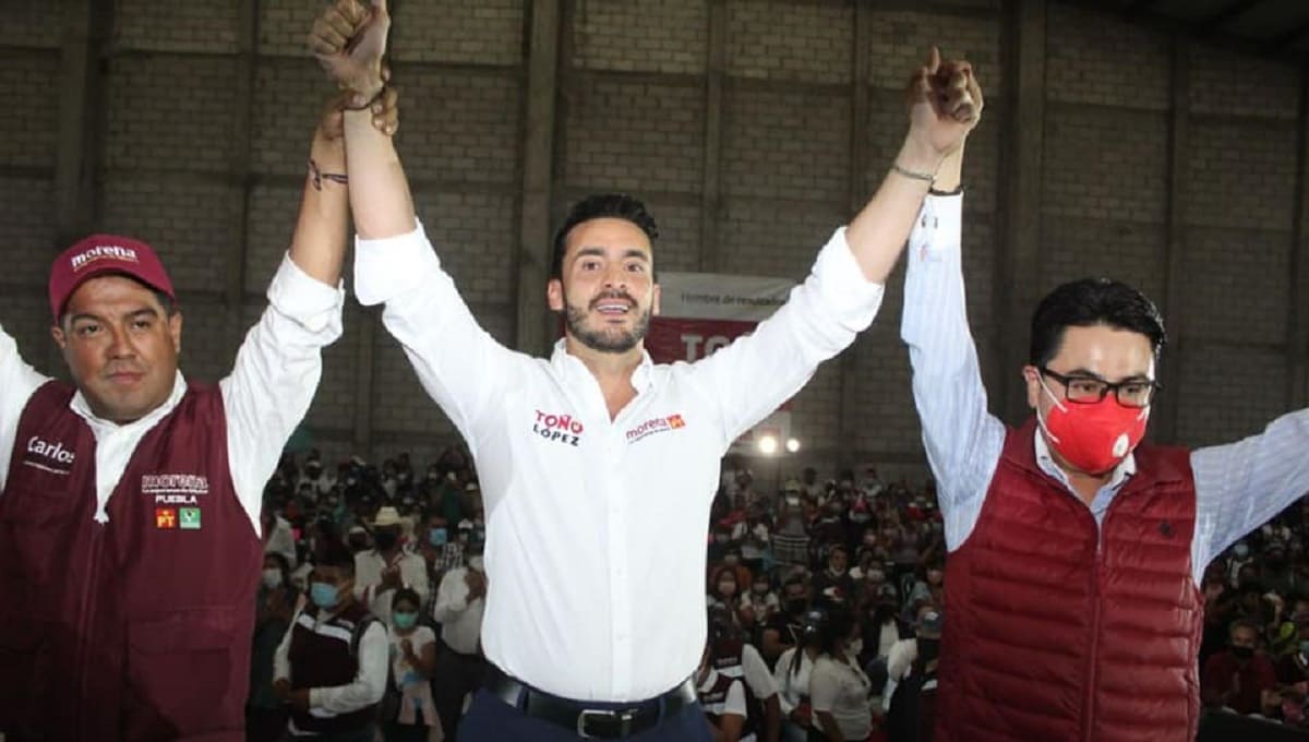 Sujetos armados arribaron a cierre de campaña de Toño López 2 Tolo lopez cierre carlos hernandez luis acosta 1