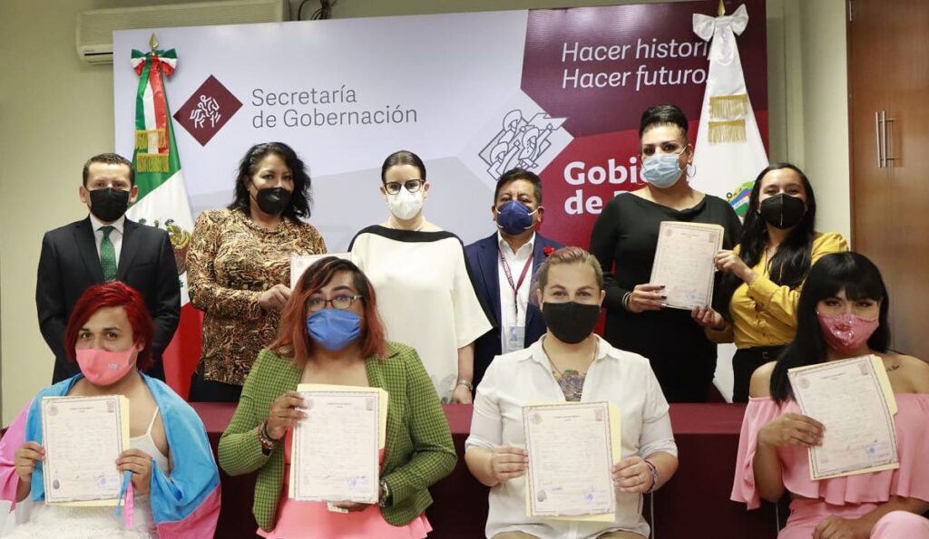 actas de reconocimiento de identidad de genero. 1