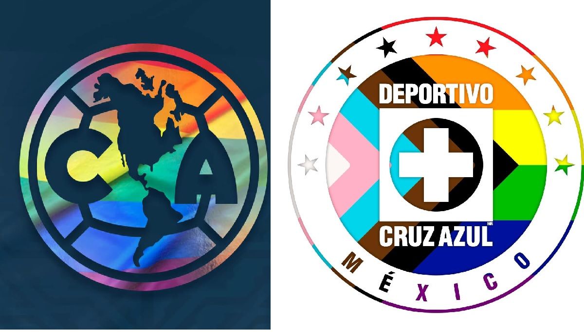Equipos mexicanos cambian sus colores por el Pride 2021 y aparecen los homofóbicos 2 america cruzazul