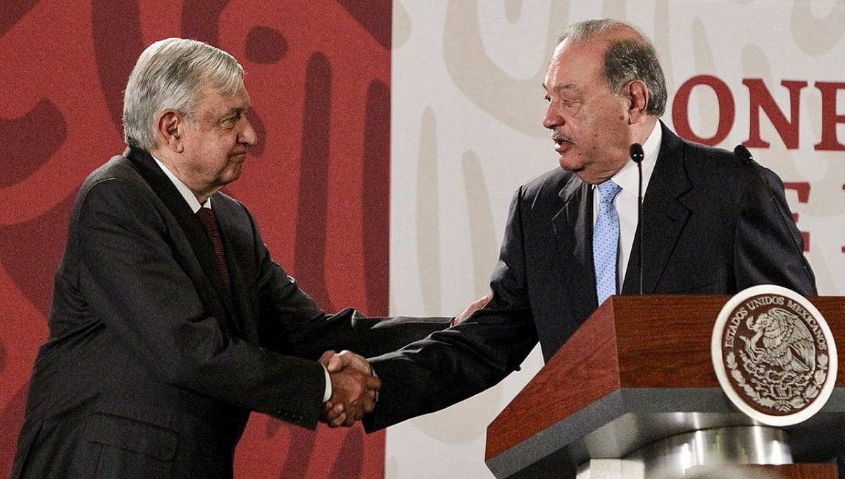 No habrá pleito legal con Carlos Slim por colapso de la Línea 12, asegura AMLO 2 amlo Slim 1