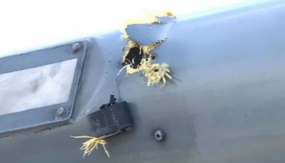 FOTOS: Así luce el helicóptero del presidente de Colombia tras ser atacado 7 ataque presidente colombia