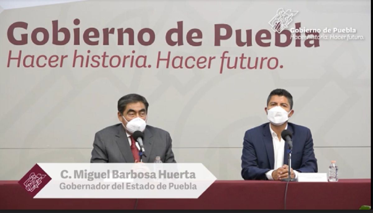 Coordinación, disposición y trabajo conjunto en beneficio de las y los poblanos, acuerdan Barbosa Huerta y Rivera Pérez 2 barbosa y lalo