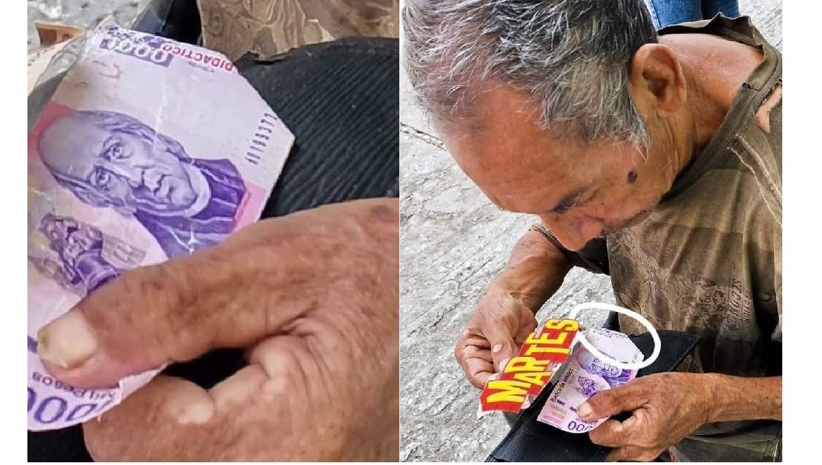 Injusticia: Cambian a Don Mario su dinero por billete falso en Chiapas 2 don mario