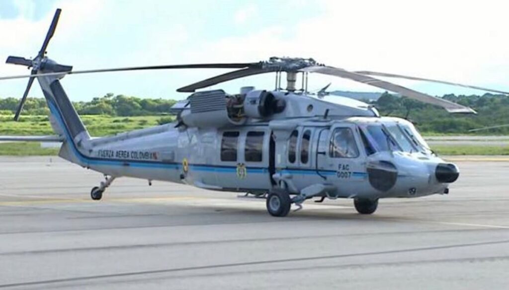 helicoptero presidente colombia