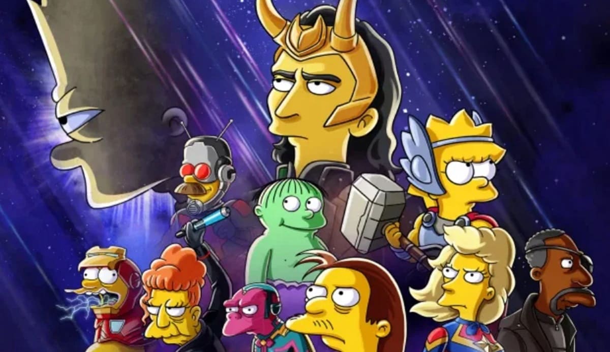 ¿Un multiverso? Los Simpson y Loki protagonizarán un cortometraje 3 loki los simpson 1
